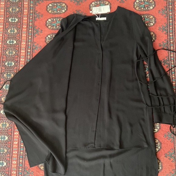 NWT MANGO Tunic Shirt/Dress with Draped Front - Picture 9 of 16